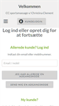 Mobile Screenshot of ccsportsmassage.onlinebooq.dk