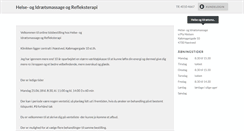 Desktop Screenshot of idraetmassage.onlinebooq.dk